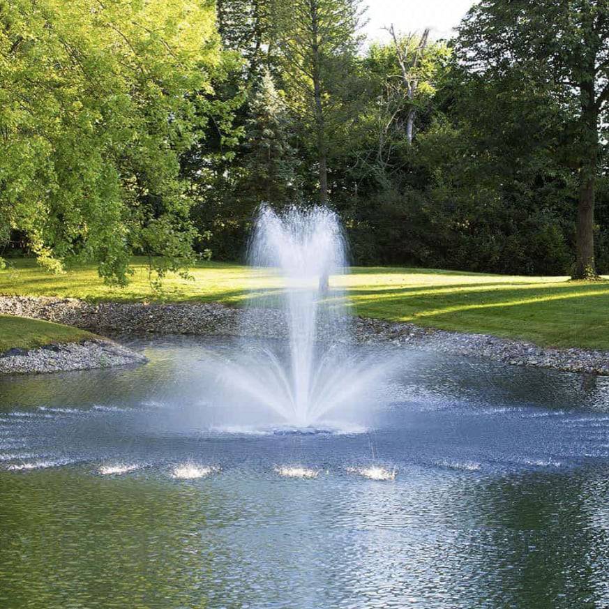 Crown and Trumpet Spray Pattern - 1HP PondSeries