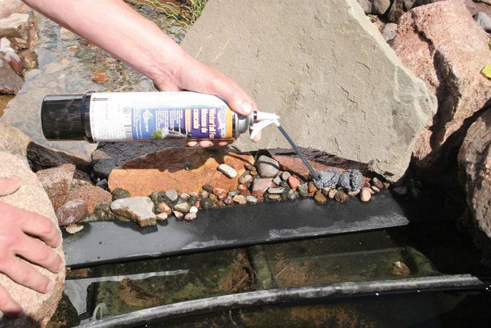 Aquascape Black Waterfall Foam - 16 Oz. - Fastfreshmarket