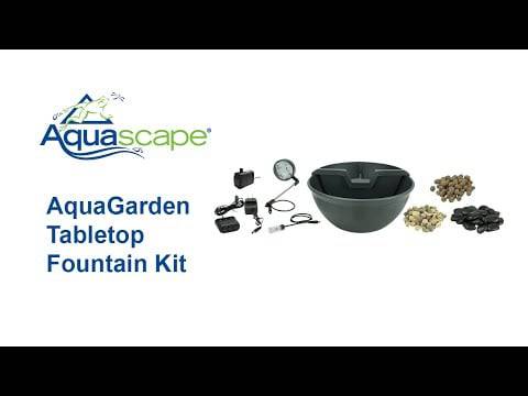 Aquascape AquaGarden Tabletop Fountain Kit - Gray - Fastfreshmarket